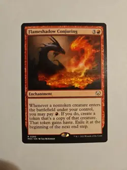 Flameshadow Conjuring Commander: March of the Machine Regular - Image 1