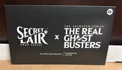 MTG Secret Lair x The Real Ghostbusters Rainbow Foil Factory SEALED - Image 1
