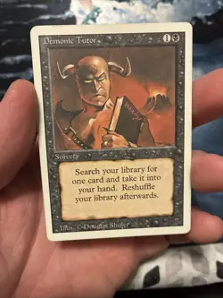 Demonic Tutor Revised Edition Regular - Image 2