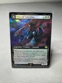 MTG Vincent Valentine FIN 0454 R NM FOIL Extended Art - Image 1