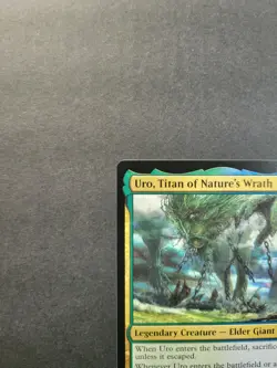 Uro, Titan Of Nature's Wrath Magic The Gathering Theros Beyond Death Mythic LP - Image 3