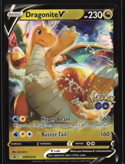 Dragonite V SWSH235 Sword & Shield Black Star Promo Pokemon Card - Image 1