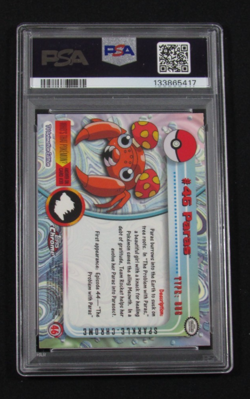 2000 Topps Chrome Pokemon T.V. #46 SPARKLE PARAS PSA 6 EX-MT - Image 2