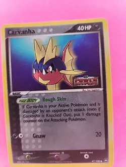Carvanha Holo Ex Power Keepers Pokemon Card WOTC NM - Image 3