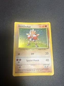 Vintage WOTC Pokemon card: Hitmonchan - Base Set Holo #7/102 English 1999. - Image 5