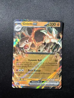 Pokemon TCG Golem EX 076/165 SV: Scarlet & Violet 151 Double Rare Holo NM/M (#2) - Image 1