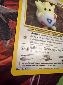 Pokemon TCG Togepi Neo Destiny Unlimited Uncommon Card 56/105 - Image 2