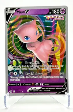 Pokemon Mew V 113/264 Ultra Rare World Championships 2023 - Image 1