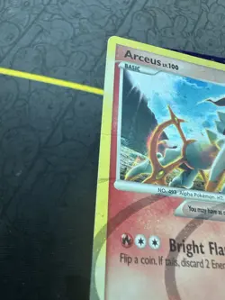 Pokemon Card Arceus #AR3 Platinum Holo Rare 100🔥MP🔥 - Image 2