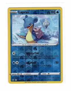 Lapras 029/198 Swsh06: Sword & Shield - Chilling Reign Reverse Holo - Pokemon NM - Image 1