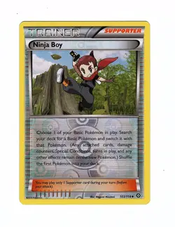 Ninja Boy 103/114 XY - Steam Siege Reverse Holo - Pokemon Card LP - Image 1