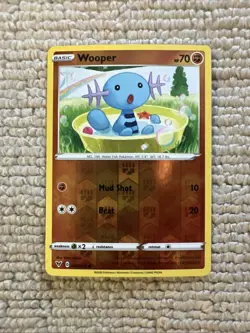 Wooper 083/185 Swsh04: Vivid Voltage Reverse Holo - Pokemon Card NM - Image 1