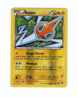Rotom 24/124 Fates Collide Reverse Holo Rare Pokemon Card - Image 1