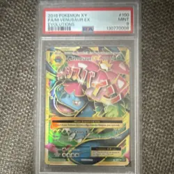 Pokemon M Venusaur EX Full Art Holo 100/108 Evolutions PSA 9 2016 - Image 1
