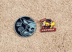 Pokemon Jumbo Flip Coin & Pin 2022 Pikachu London World Championship Promo - Image 1