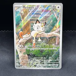 Meowth # 106/094 IR | Pokemon TCG - 2025 Phantasmal Flames | NM (a) - Image 1