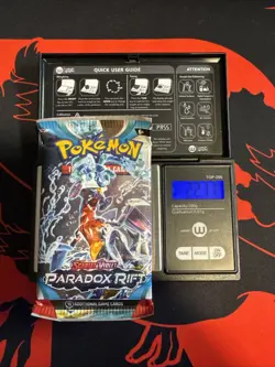 22.77g HEAVY - Pokemon TCG S&V Paradox Rift Booster Pack Sealed / Semi GoDU - Image 1