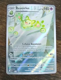 Reuniclus 212 Promo Illustration Rare IR Pokemon Black Bolt MINT - Image 1
