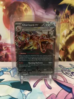 Pokemon TCG Charizard EX Obsidian Flames 054/091 Holo Ultra Rare NM Condition - Image 1