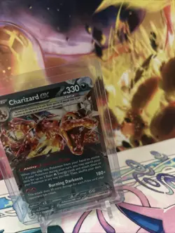 Pokemon TCG Charizard EX Obsidian Flames 054/091 Holo Ultra Rare NM Condition - Image 3