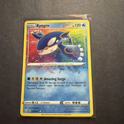 Kyogre 021/072 Shining Fates Amazing Rare Holo Pokemon TCG NM - Image 1