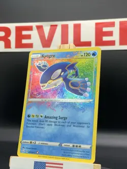 Pokemon Kyogre 021/072 Amazing Rare Holo Pokemon TCG Shining Fates - NM - Image 3