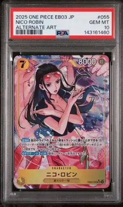 Nico Robin EB03-055 - Japanese One Piece Heroines Edition Alt Art - PSA 10 - Image 1