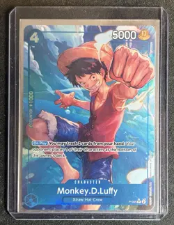 Monkey.D.Luffy (P-055) (Full Art) PRB01 English - Premium Booster One Piece - Image 1