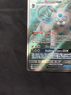 Pokemon: Cosmic Eclipse Ultra Rare Full Art: Alolan Persian GX 219/236 - Image 5