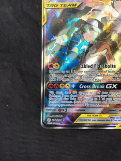 Pokemon: Cosmic Eclipse Ultra Rare Full Art: Reshiram & Zekrom GX 222/236 - Image 5