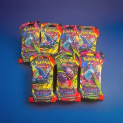 Sealed Phantasmal Flames Sleeved Blisters Packs Pokemon TCG Bundle Lot Of 7 - Image 1