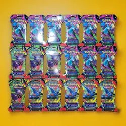 Pokemon TCG Mega Evolution Phantasmal Flames Sleeved Packs Lot of 18 SEALED - Image 1