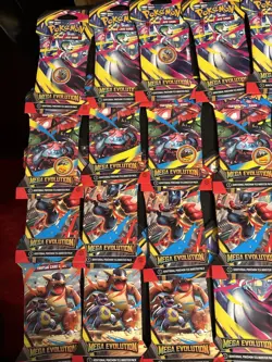 Pokemon TCG Mega Evolution New & Factory Sealed Sleeved Booster Packs Lot Of 36 - Image 2