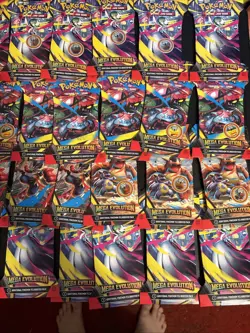 Pokemon TCG Mega Evolution New & Factory Sealed Sleeved Booster Packs Lot Of 36 - Image 3