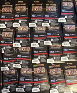 Pokemon TCG Mega Evolution New & Factory Sealed Sleeved Booster Packs Lot Of 36 - Image 4