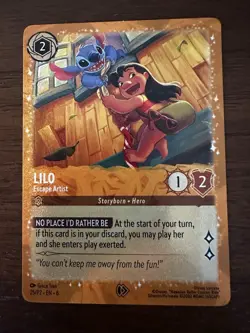 Disney Lorcana TCG Lilo Escape Artist Azurite Sea Playset, Non-Foil - Image 1