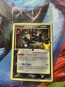 Sealed Greninja Gold Star Holo Promo Black Star SWSH144 Celebrations - Image 2