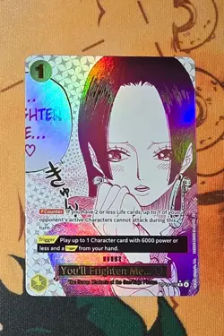 ONE PIECE TCG You'll Frighten Me... OP14-118 R (Alt Art) - The Azure Sea's Seven - Image 1