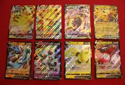SALE!! Pokemon TCG Jumbo/ Oversized Card Lot of 8 -Vmax/VUnion/V/EX - Image 1