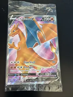 Charizard V SWSH050 Black Star Promo Sealed Champions Path Pokemon TCG NM/M - Image 1