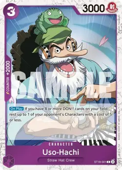 Uso-Hachi (Pirate Foil) C Premium Booster -The Best- Vol. 2 ST18-001 NM - Image 1