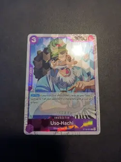 One Piece Card Game TCG PRB02 Uso-Hachi ST18-001 Foil M/NM Condition - Image 1