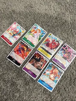 One Piece Promos Pack (Gol D Roger Promo P-101 to P-107 Card English) SEALED - Image 1