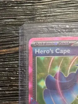 Pokemon Hero's Cape SV05: Temporal Forces 152/162 ACE SPEC Holo Trainer TCG Card - Image 3