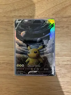 Pokemon Pikachu V Holo Art Card - Near Mint - Image 1