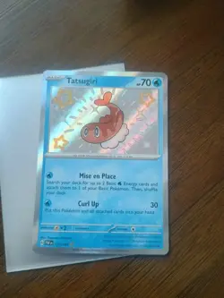 Tatsugiri 127/091 Paldean Fates Shiny Baby Holo Rare Pokemon Card NM - Image 1