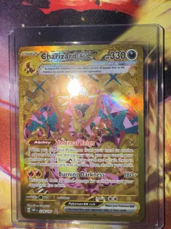 Pokemon Charizard ex Tera Full Art Holo 330HP Rare Card 228/197 OBF Set - Image 2
