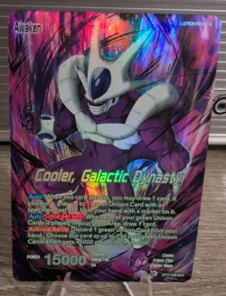 SLR Cooler Galactic Dynasty Alt Art Leader Card 2025 box Dragon Ball Super CCG - Image 1
