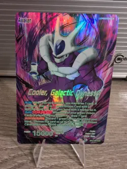 SLR Cooler Galactic Dynasty Alt Art Leader Card 2025 box Dragon Ball Super CCG - Image 3