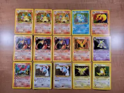 Huge Vintage Base Set Pokemon Card Collection Charizard Lugia Ho-Oh Blastoise - Image 1